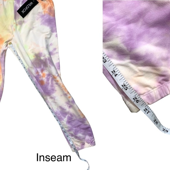 Wildfox Tie Dye Sherbet Jogger Rory Sweatpants Size Medium - Picture 15 of 17